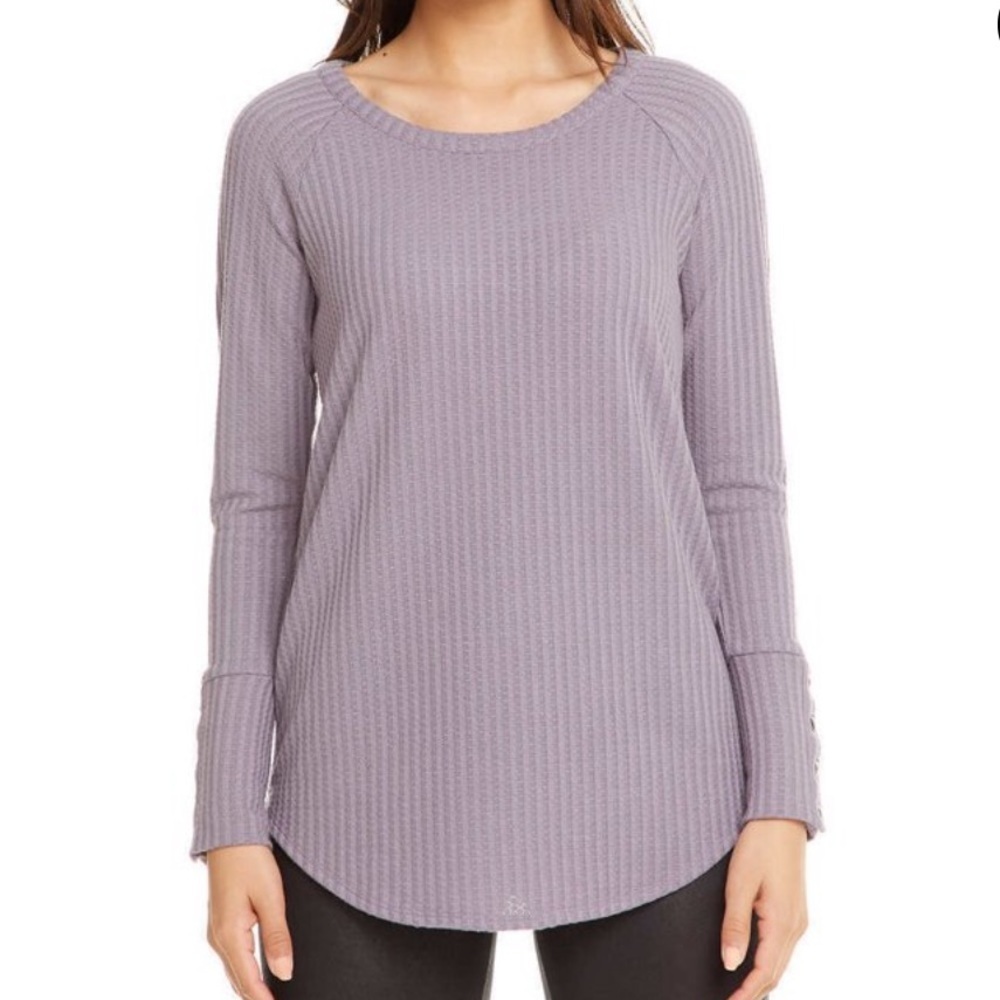 Chaser Ladies' Long Sleeve Waffle Thermal Top